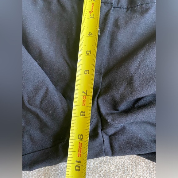 Theory Pants Women’s 2 Wool Trousers Wide Leg Low Rise Y2K Vintage Office Siren - Picture 8 of 12